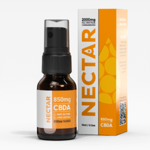 Óleo CBDA Nectar 850mg — 2000mg Canabinoides Totais (15ml)