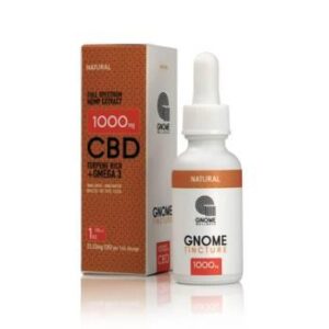 Tintura Gnome Extract Full Spectrum 1000mg Natural — CBD em Óleo de Borragem (30ml)