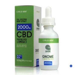 Tintura Gnome Extract Full Spectrum 2000mg Cítrico — CBD em Óleo de Borragem (60ml)